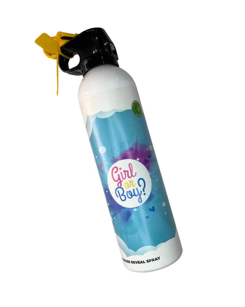 Spray Gender Reveal « Girl or Boy ? »