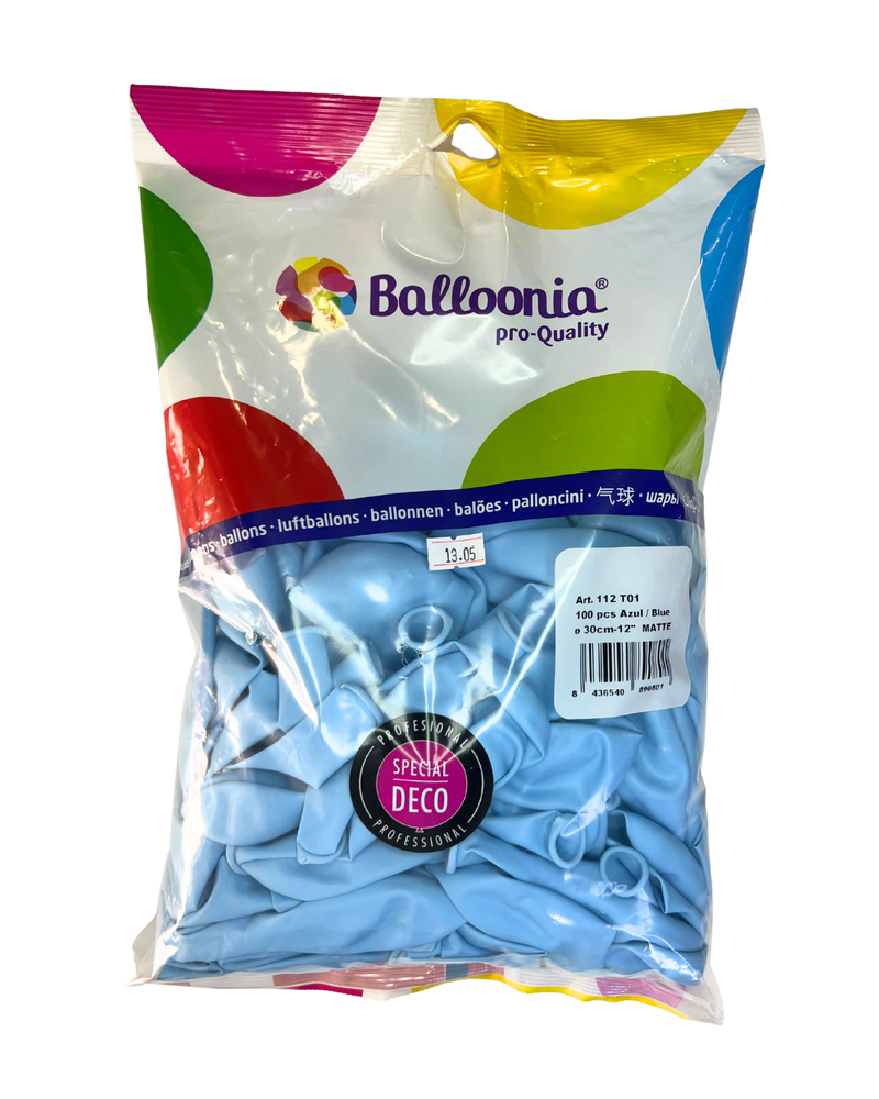 Ballons latex mat Ø30 cm (12") — sachet de 100