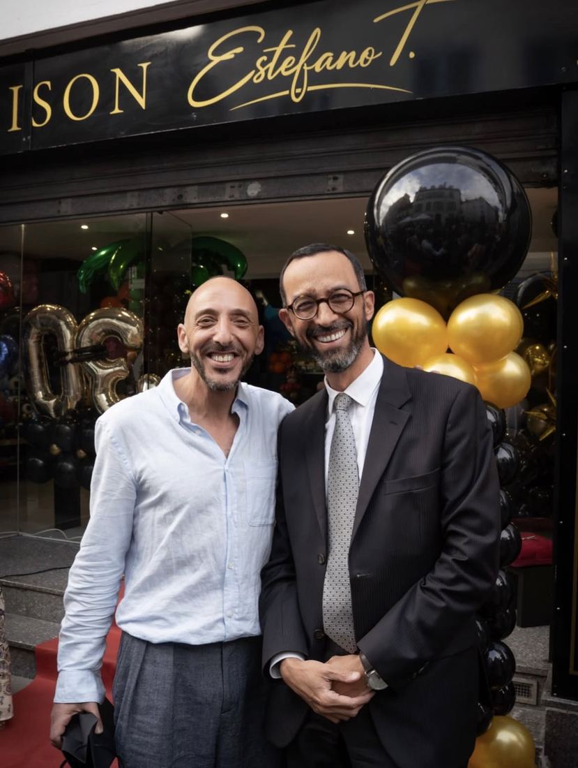 Devanture du showroom Maison Estefano T., 60 rue Montpensier à Pau